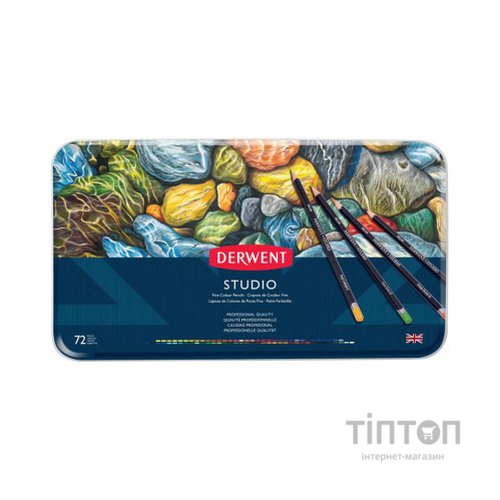 Олівці кольорові Derwent Studio, 72 кольорів (5010255713520)