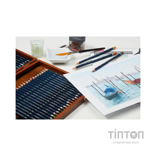 Олівці кольорові Derwent Watercolour акварельні, 36 кол. в метал. коробці (5010255784537)