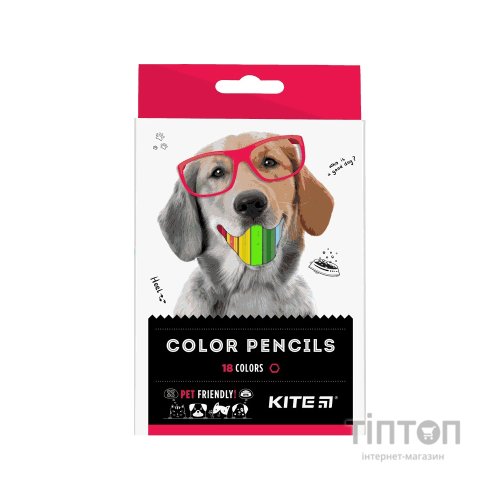 Олівці кольорові Kite Dogs 18 шт (K22-052-1)