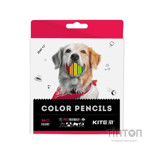 Олівці кольорові Kite Dogs 24 шт (K22-055-1)