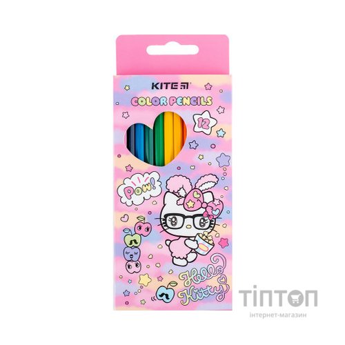 Олівці кольорові Kite Hello Kitty 12 кольорів (HK24-051)