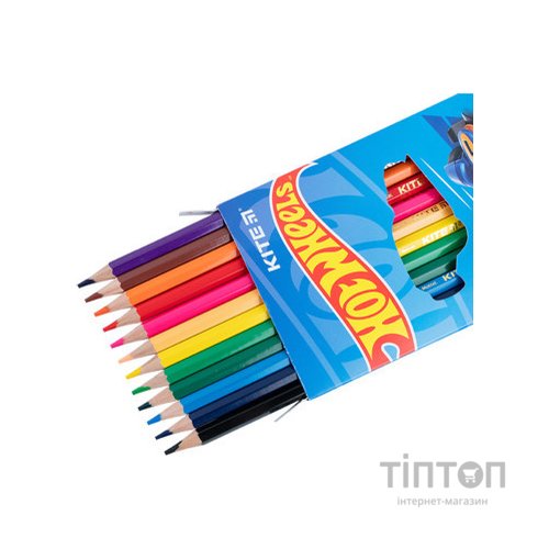 Олівці кольорові Kite Hot Wheels 12 кольорів (HW23-051)