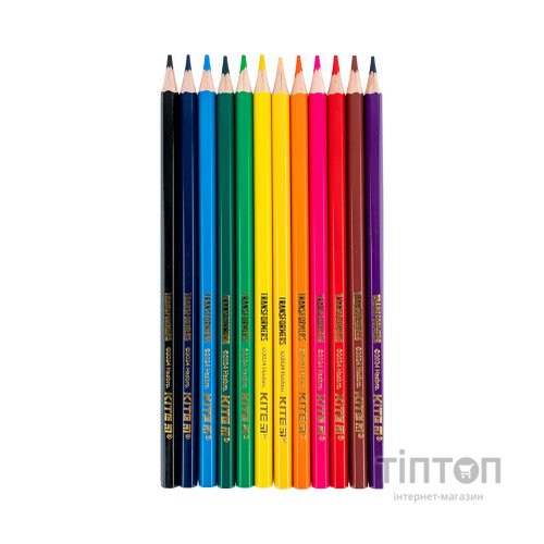 Олівці кольорові Kite Transformers 12 кольорів (TF24-051)