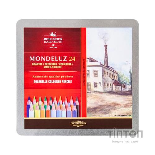 Олівці кольорові Koh-i-Noor Mondeluz Landscape акварел. 24 кольорів (3724024013)