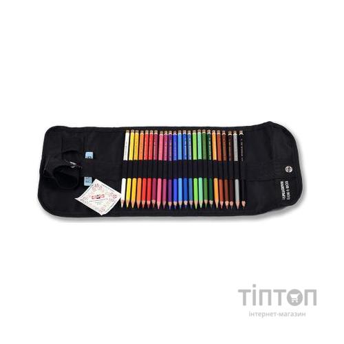 Олівці кольорові Koh-i-Noor Polycolor у текстильному пеналі 24 кольори (3824)