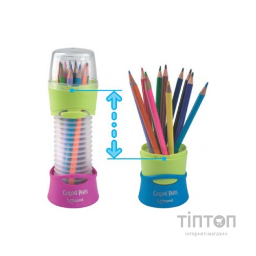 Олівці кольорові Maped Color Peps Classic 12 кол. розсувний пенал (MP.683212)