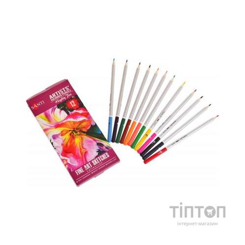 Олівці кольорові Santi Highly Pro 12 шт (742389)