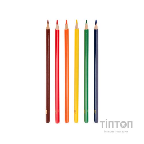 Олівці кольорові Yes 6 кольорів Pusheen рожево-бірюзовий (290725)