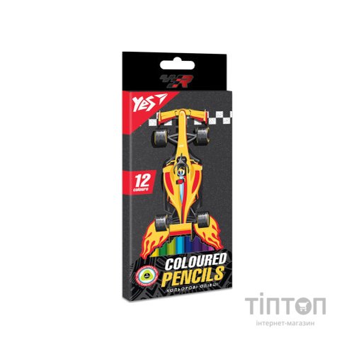 Олівці кольорові Yes Race Legend 12 кольорів (290671)