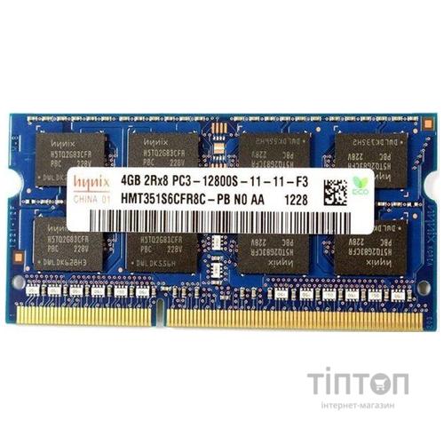 Модуль пам'яті для ноутбука SoDIMM DDR3 4GB 1600 MHz Hynix (HMT351S6CFR8C-PB)