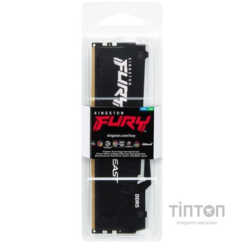 Модуль пам'яті для комп'ютера DDR5 32GB 4800 MHz Beast RGB Kingston Fury (ex.HyperX) (KF548C38BBA-32)
