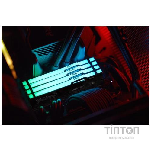 Модуль пам'яті для комп'ютера DDR5 32GB 4800 MHz Beast RGB Kingston Fury (ex.HyperX) (KF548C38BBA-32)