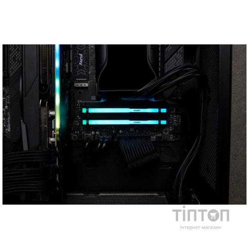 Модуль пам'яті для комп'ютера DDR5 32GB 4800 MHz Beast RGB Kingston Fury (ex.HyperX) (KF548C38BBA-32)