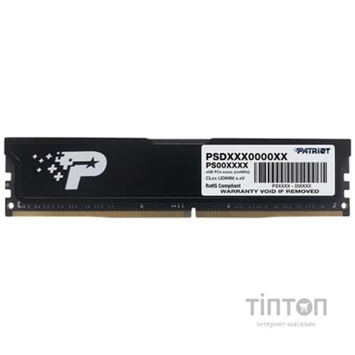 Модуль пам'яті для ноутбука SoDIMM DDR4 16GB 3200 MHz Signature Line Patriot (PSD416G320081S)