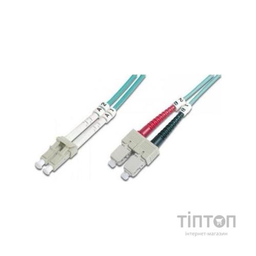 Оптичний патчкорд Digitus LC/UPC-SC/UPC,50/125,OM3,duplex,10m (DK-2532-10/3)