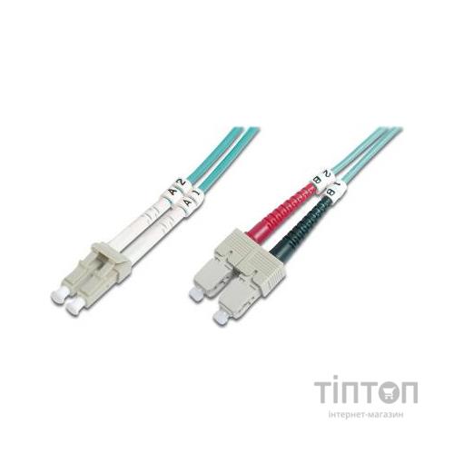 Оптичний патчкорд Digitus LC/UPC-SC/UPC,50/125,OM3,duplex,1m (DK-2532-01/3)