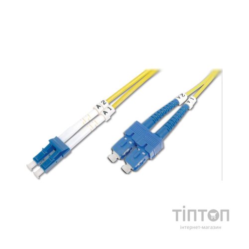Оптичний патчкорд Digitus LC/UPC-SC/UPC,9/125,OS2,duplex,2m (DK-2932-02)