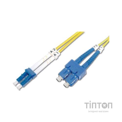 Оптичний патчкорд Digitus LC/UPC-SC/UPC,9/125,OS2,duplex,3m (DK-2932-03)