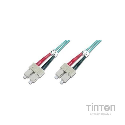 Оптичний патчкорд Digitus SC/UPC-SC/UPC, 50/125, MM, OM3, duplex, 2м (DK-2522-02/3)