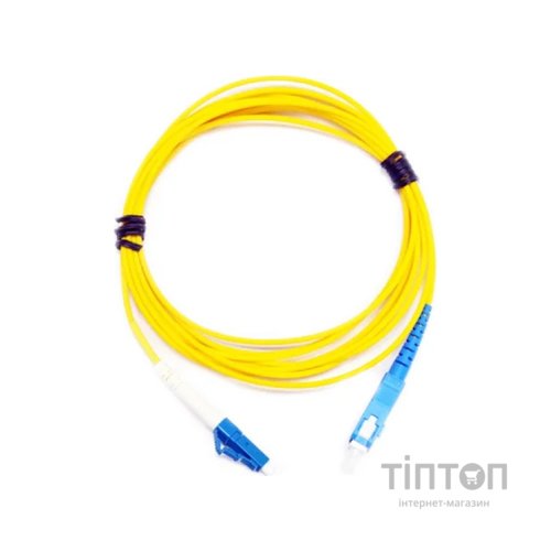 Оптичний патчкорд Eserver SC/UPC-LC/UPC SingleMode, Simplex, 1m (ES-SC-LC/UPC-1-SM-S)