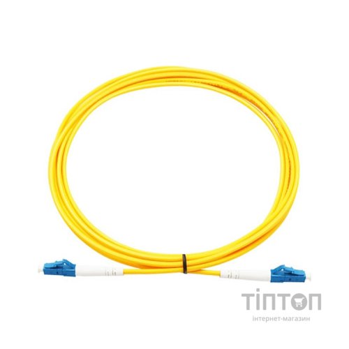 Оптичний патчкорд LC/UPC-LC/UPC Singlemode, Simplex, 1m Eserver (ES-LC-LC/UPC-1-SM-S)