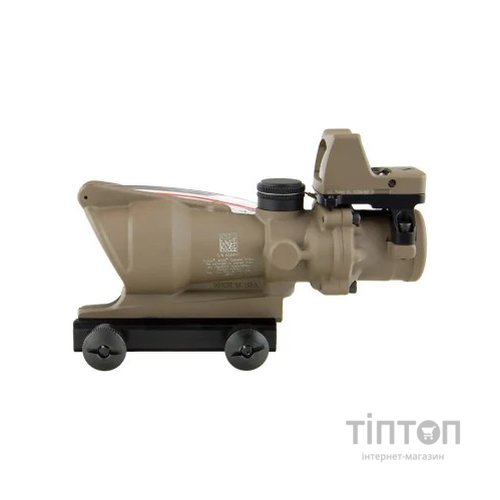 Оптичний приціл Trijicon ACOG 4x32 сітка .223 Red Chevron/RMR Type 2 3.25 MOA (TA31-D-100716)