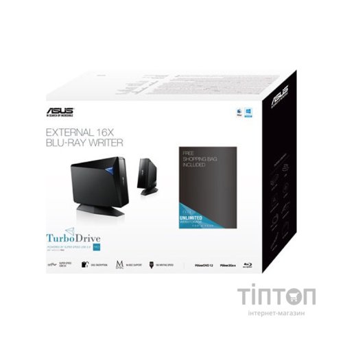 Оптичний привід Blu-Ray ASUS BW-16D1H-U PRO/BLK/G/AS (90DD01L0-M69000)