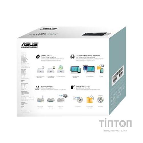 Оптичний привід DVD-RW ASUS DRW-24D5MT/BLK/B/GEN (90DD01YX-B10010)