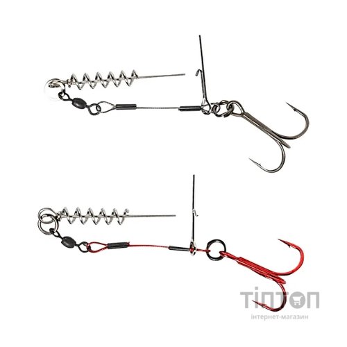 Оснащення Savage Gear_ТОВ Carbon49 Corkscrew Stinger 2/0 31kg (2 шт/уп.) (1854.09.71)