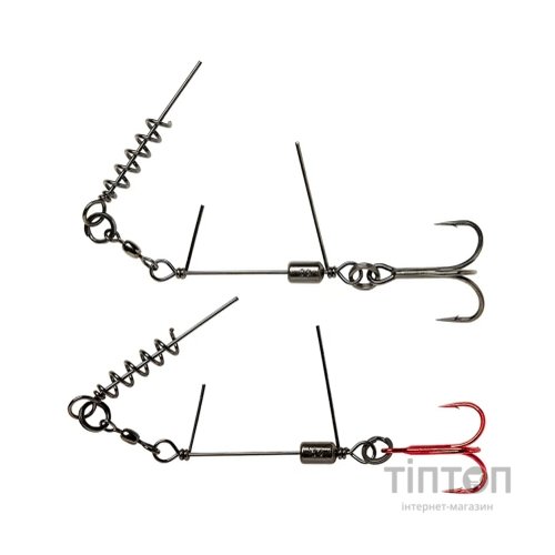 Оснащення Savage Gear_ТОВ SS Corkscrew Stinger 3G 1X 2/0 35kg Red + BN (2 шт/уп) (1854.18.77)