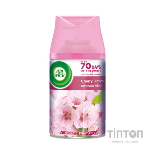 Освіжувач повітря Air Wick Вишневий цвіт змінний балон 250 мл (4820232970997/5900627070262/5011417567036)
