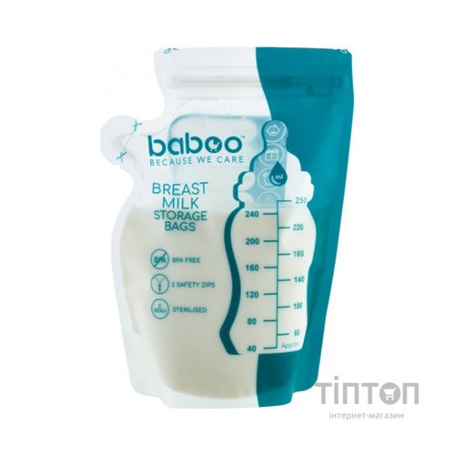Пакет для зберігання грудного молока Baboo 25 шт х 250 мл (2-005)