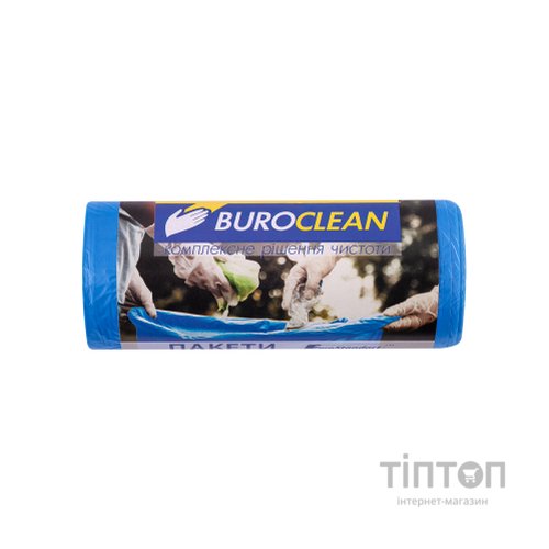 Пакети для сміття Buroclean EuroStandart сині 35 л 30 шт. (4823078977816)