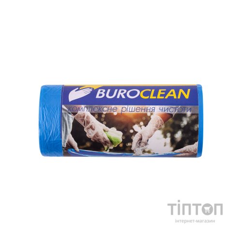 Пакети для сміття Buroclean EuroStandart сині 35 л 50 шт. (4823078977830)