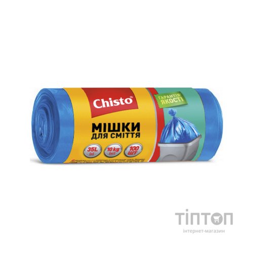 Пакети для сміття Chisto Міцні 35 л 100 шт. (4823098410850)