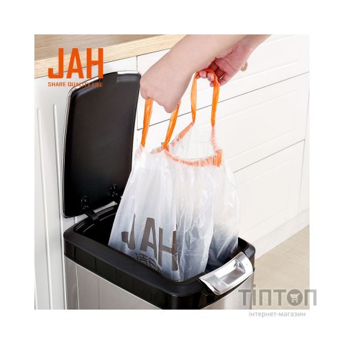 Пакети для сміття JAH для відер до 30 л (55х70 см) із затяжками 15 шт. (6305)