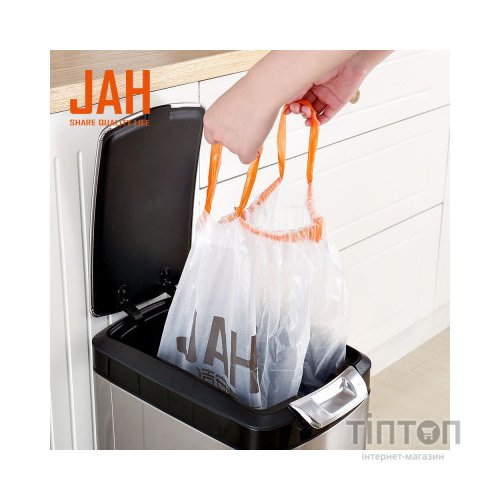 Пакети для сміття JAH Для відер до 50 л (65x85 см) із затяжками 15 шт. (6306)