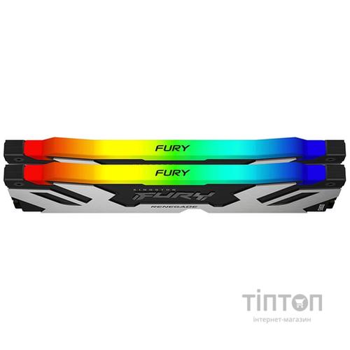 Модуль пам'яті для комп'ютера DDR5 32GB (2x16GB) 6000 MHz FURY Renegade RGB Kingston Fury (ex.HyperX) (KF560C32RSAK2-32)
