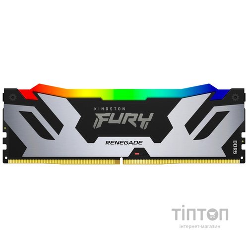 Модуль пам'яті для комп'ютера DDR5 32GB (2x16GB) 6000 MHz FURY Renegade RGB Kingston Fury (ex.HyperX) (KF560C32RSAK2-32)