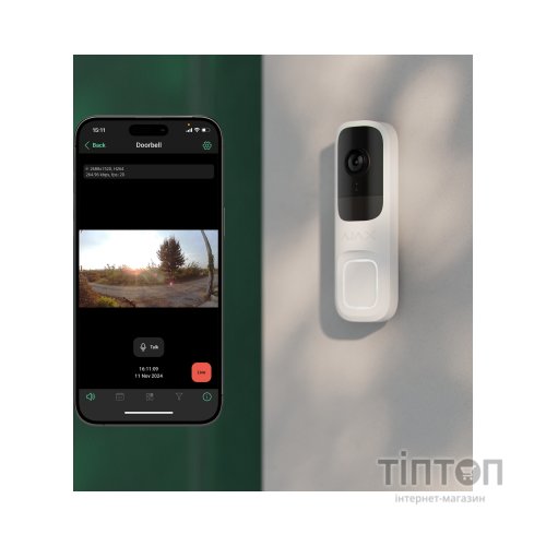 Панель виклику Ajax Doorbell graphite