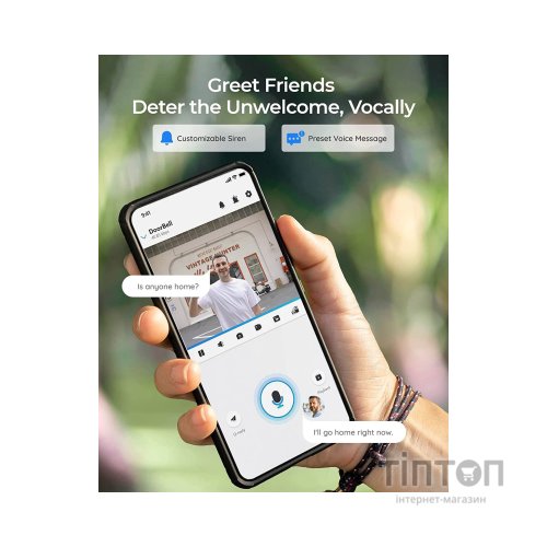 Панель виклику Reolink Video Doorbell WiFi