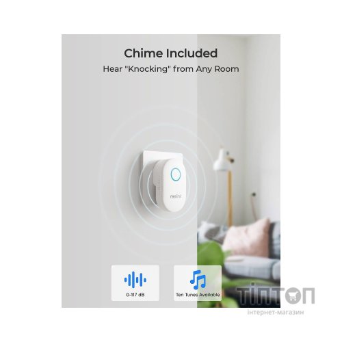 Панель виклику Reolink Video Doorbell WiFi