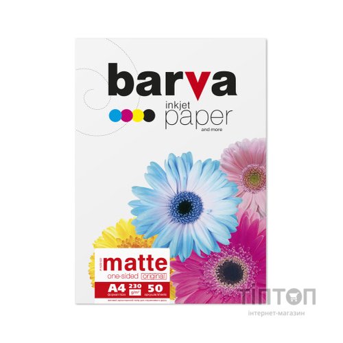 Папір Barva матовий, A4, 230 г/м2, 50 листків