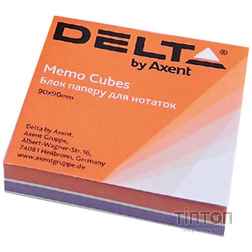 Папір для нотаток Delta by Axent "COLOR" 80Х80Х20мм, glued (D8022)