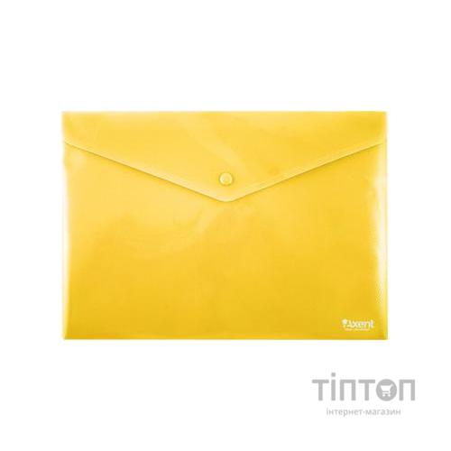Папка - конверт Axent А4, textured plastic, yellow (1412-26-А)