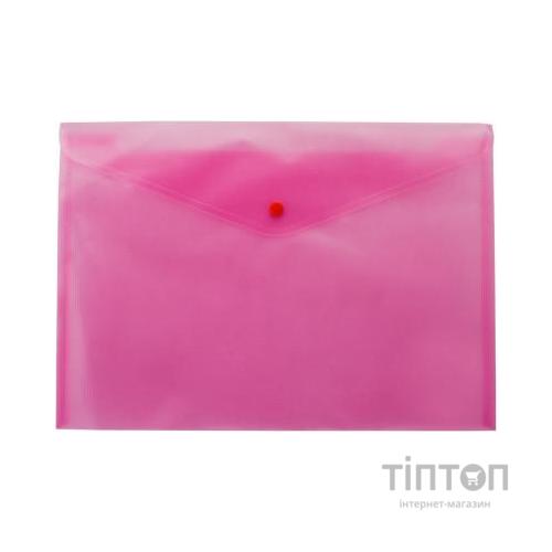 Папка - конверт Buromax А4, with a button, pink (BM.3926-10)