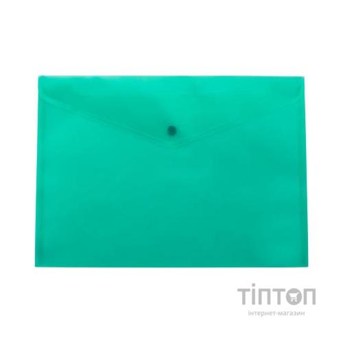 Папка - конверт Buromax А4, with a button, turquoise (BM.3926-15)