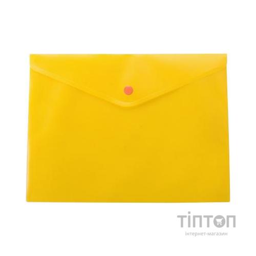 Папка - конверт Buromax А4, with a button, yellow (BM.3926-11)