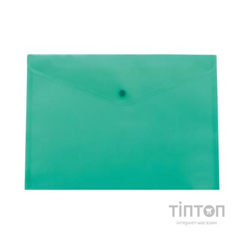 Папка - конверт Buromax А5, with a button, turquoise (BM.3936-15)