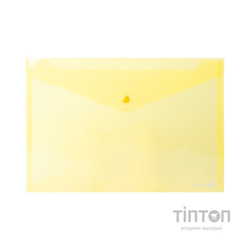 Папка - конверт Economix А4 180 мкм фактура "глянець", жовта (E31301-05)